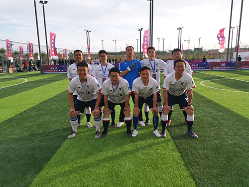 石投集团获得兰州新区首届“豪马杯”五人制足球赛首战胜利 - 申博官网要闻 - 新闻动态
