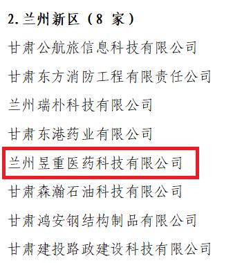 专精特新：喜讯！专精特新公司工业孵化器新增1家甘肃省科技立异型企业 - 专精特新集群 - 营业板块